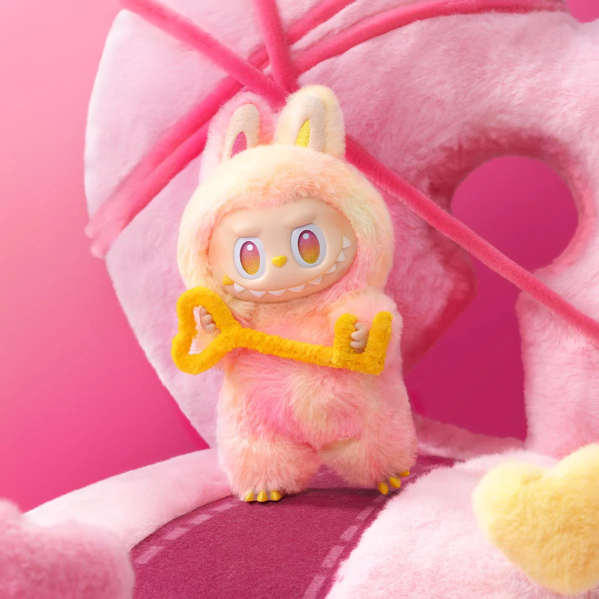 Pop Mart Labubu The Monsters Big into Energy Series Loyalty Vinyl Plush Pendant - Image 3