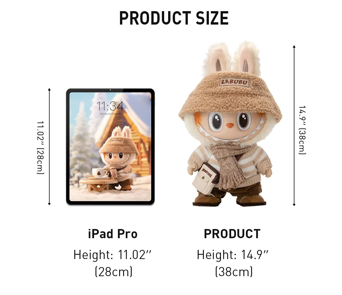 Pop Mart Labubu The Monsters Dress Be Latte Vinyl Plush Doll - Image 4