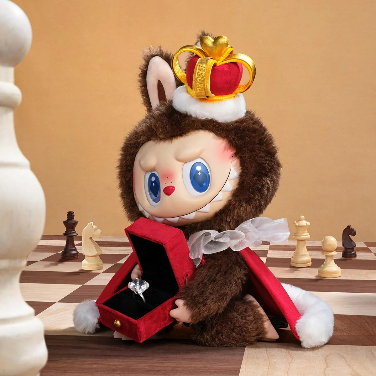Pop Mart Labubu The Monsters Let's Checkmate Series Vinyl Plush Doll - Image 4