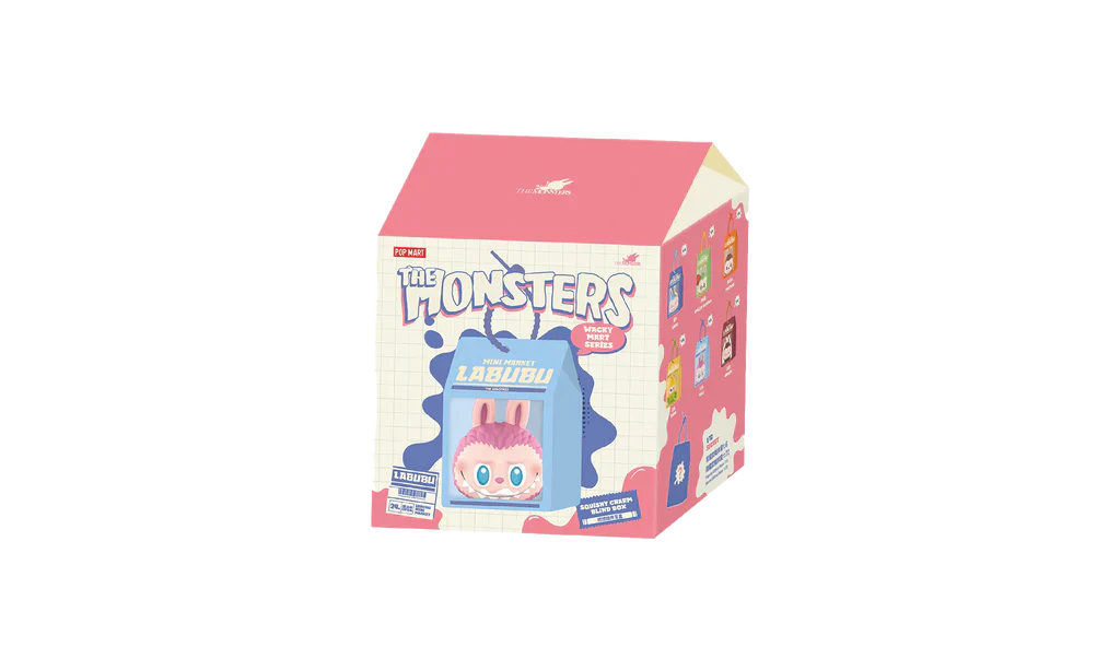 Pop Mart Labubu The Monsters Wacky Mart Series Squishy Charm Sealed Case (6 Blind Box) - Image 2