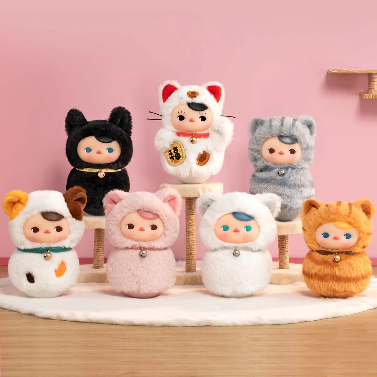 Pop Mart PUCKY Roly-Poly Kitty Series-Vinyl Plush Blind Box - Image 3