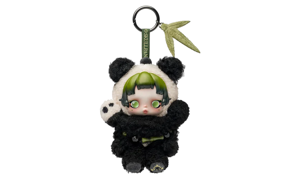 Pop Mart SKULLPANDA Lazy Panda Plush Doll Pendant