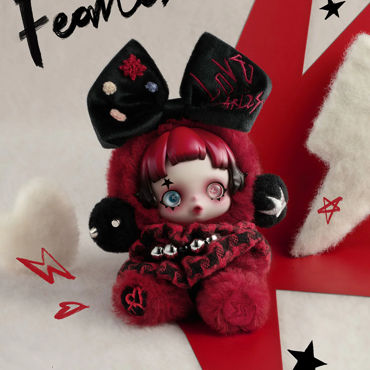 Pop Mart SKULLPANDA-Plush-6kHz - Image 3