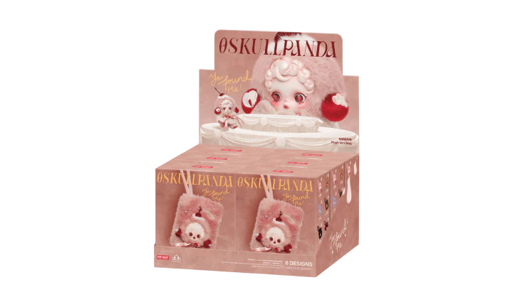 Pop Mart SKULLPANDA You Found Me! Series Plush Mini Bag Sealed Case (6 Blind Boxes)