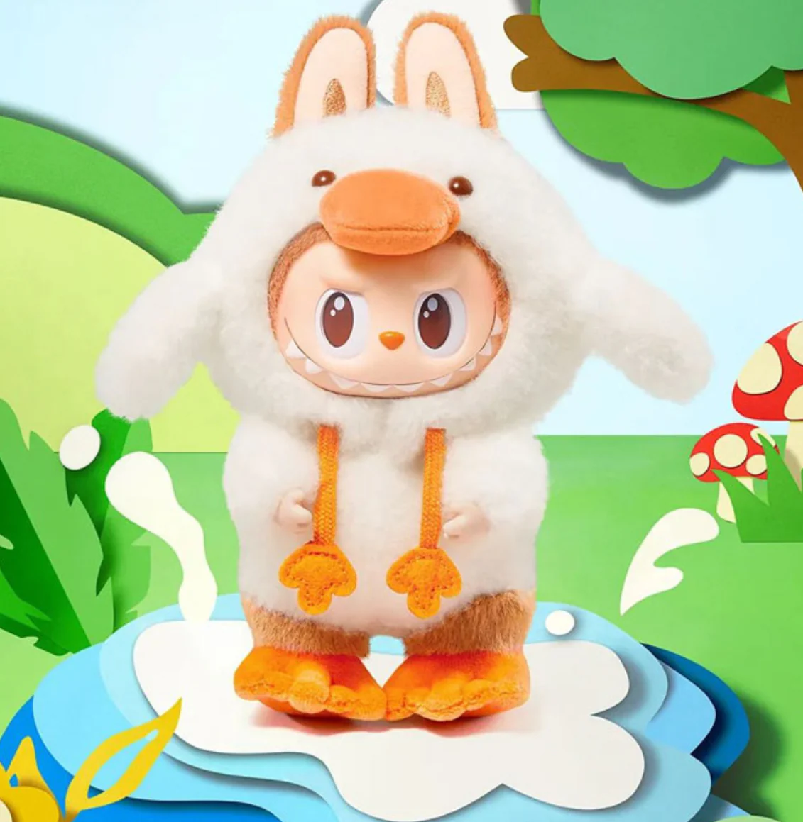 Pop Mart The Monsters Labubu Forest Fairy Tale Series Vinyl Plush Hanging Card - Image 2