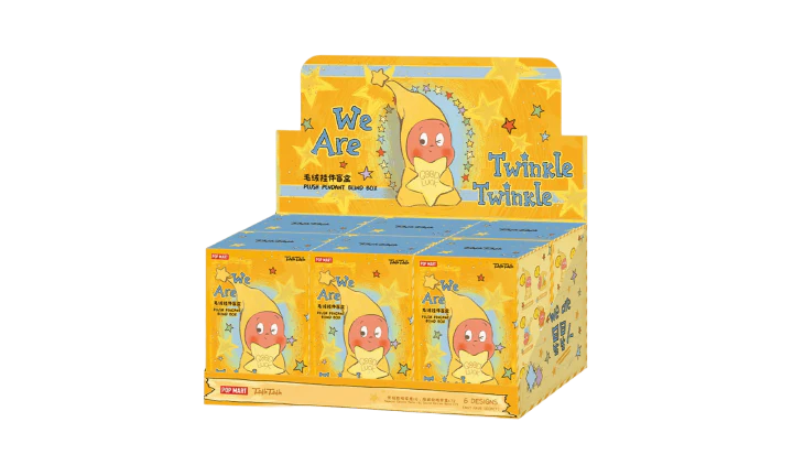 Pop Mart We are Twinkle Twinkle Series Plush Pendant Sealed Case (6 Blind Box)