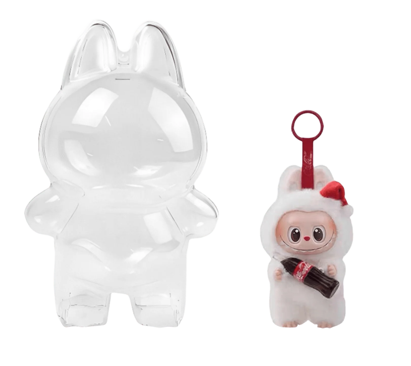 Labubu Doll Transparent Protective Cover  Macarons & Have a seat  & Coca Cola - Image 4