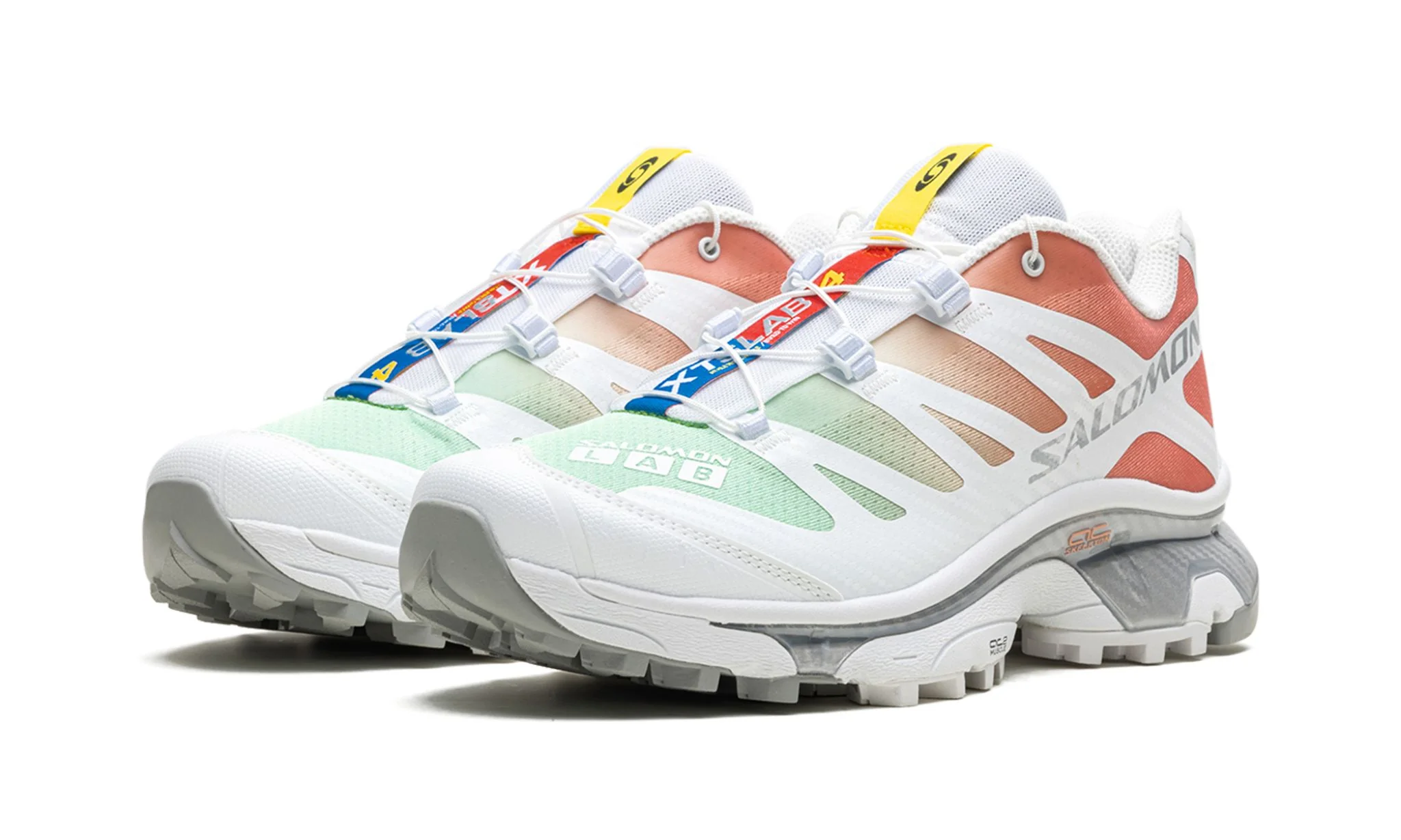 Salomon XT-4 OG White Green Ash Coral - Image 2