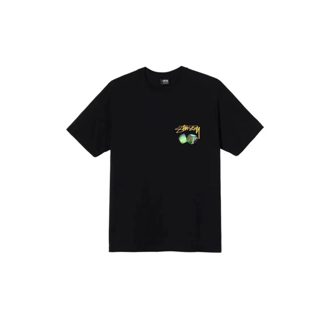 Stussy Iridescent Dice Tee Black - Image 2