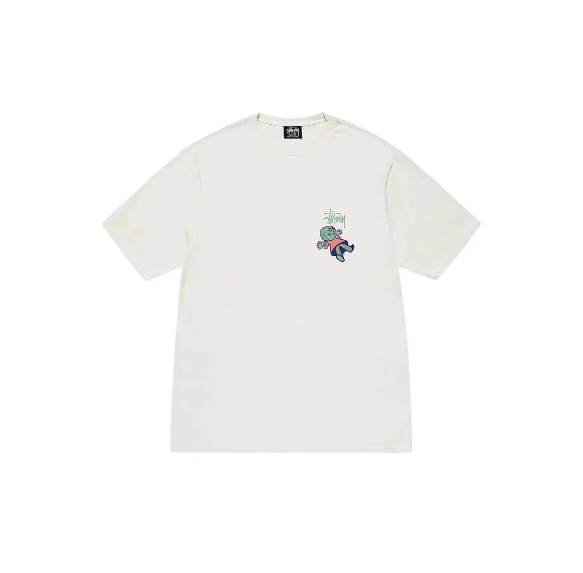 Stussy SS23 Dollie Pigment Dyed Tee White - Image 2