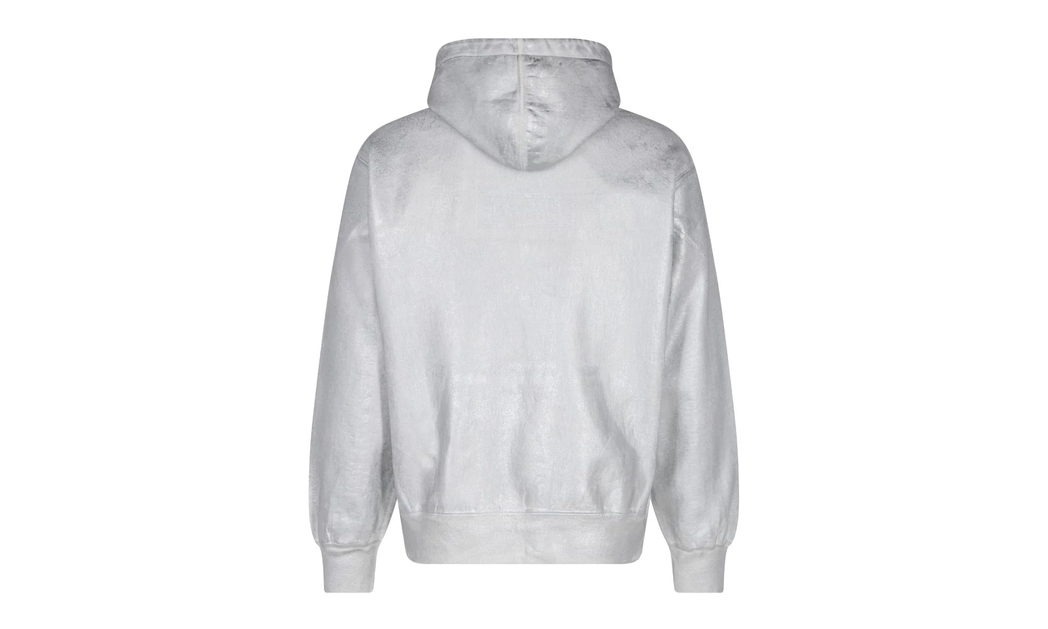 Supreme MM6 Maison Margiela Foil Box Logo Hooded Sweatshirt White - Image 3