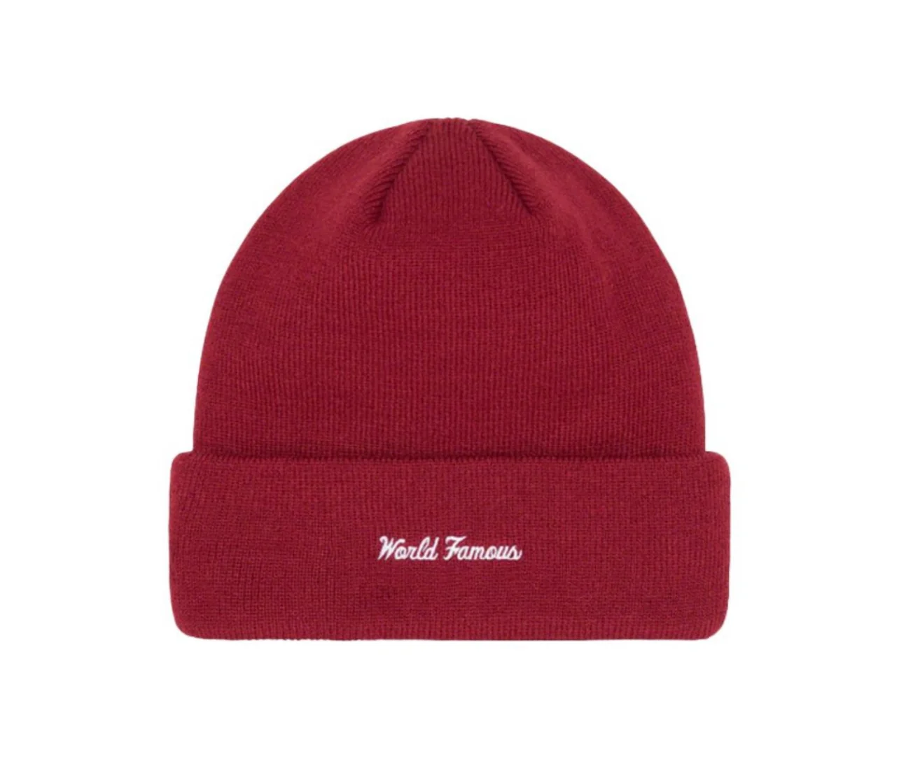Supreme New Era Box Logo Beanie (FW22) Cardinal - Image 2