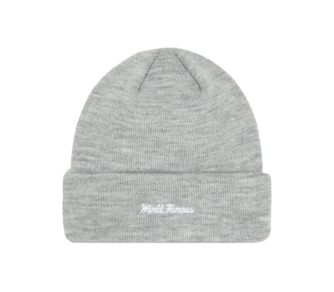 Supreme New Era Box Logo Beanie (FW22) Heather Grey - Image 2