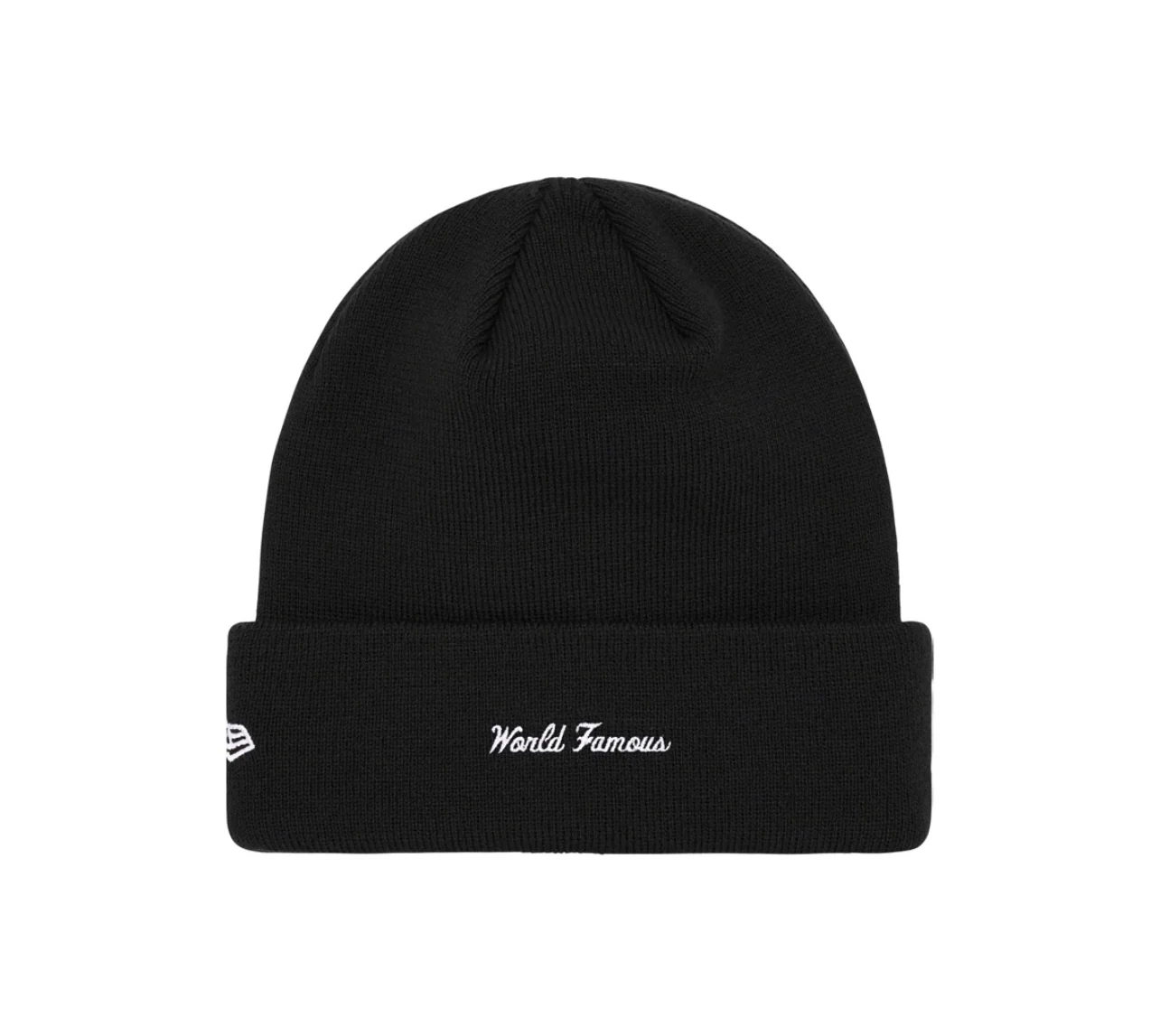 Supreme New Era Box Logo Beanie (FW23) Black - Image 2