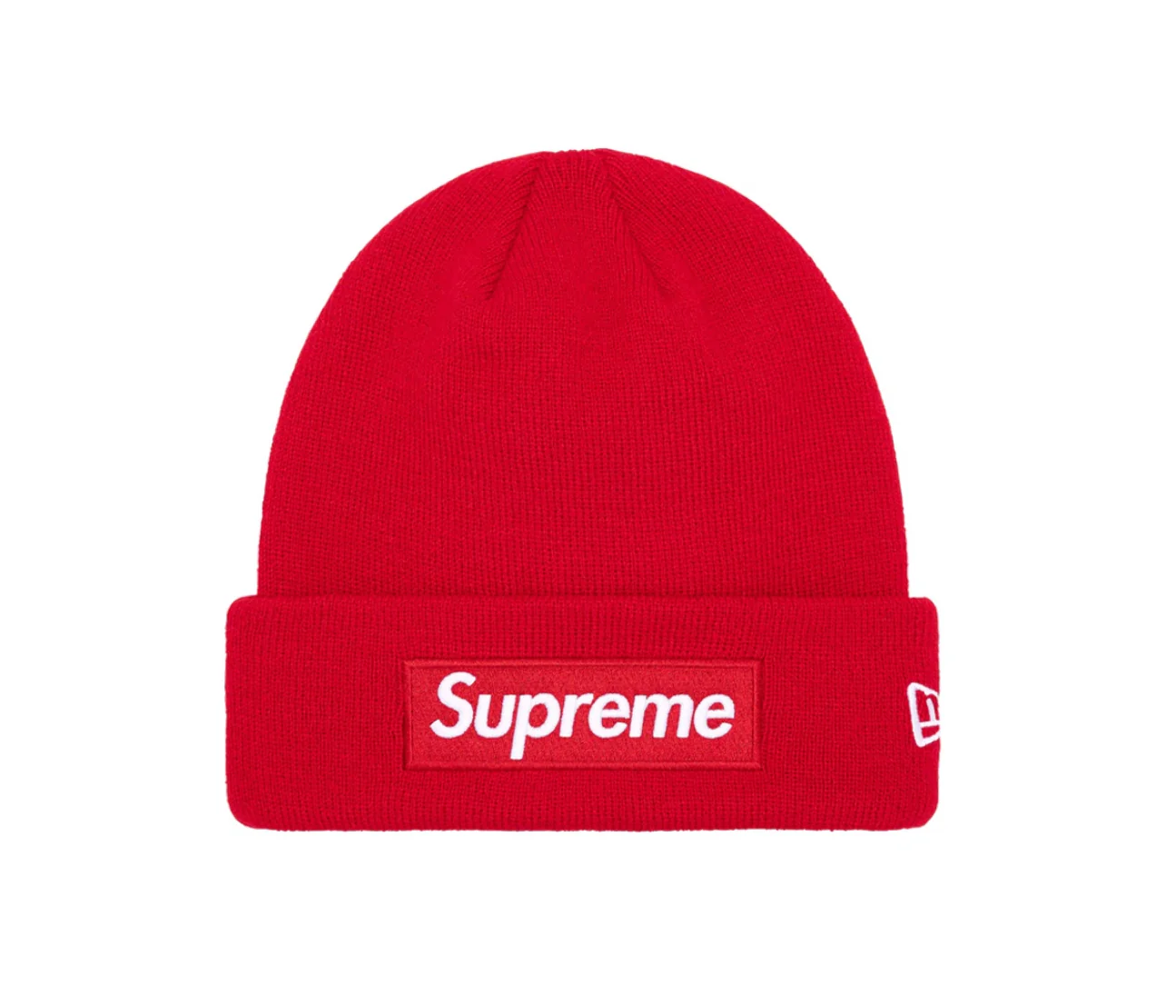 Supreme New Era Box Logo Beanie (FW23) Red