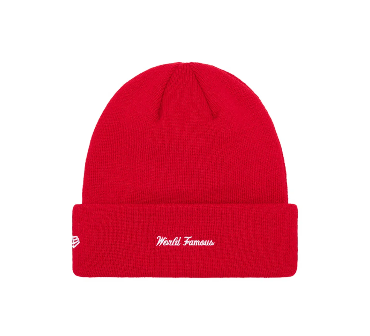 Supreme New Era Box Logo Beanie (FW23) Red - Image 2