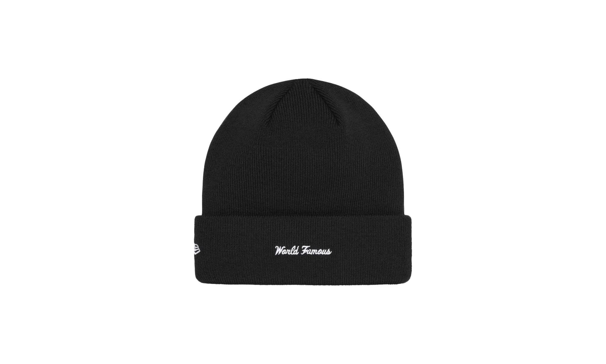 Supreme New Era Box Logo Beanie (FW24) Black - Image 2