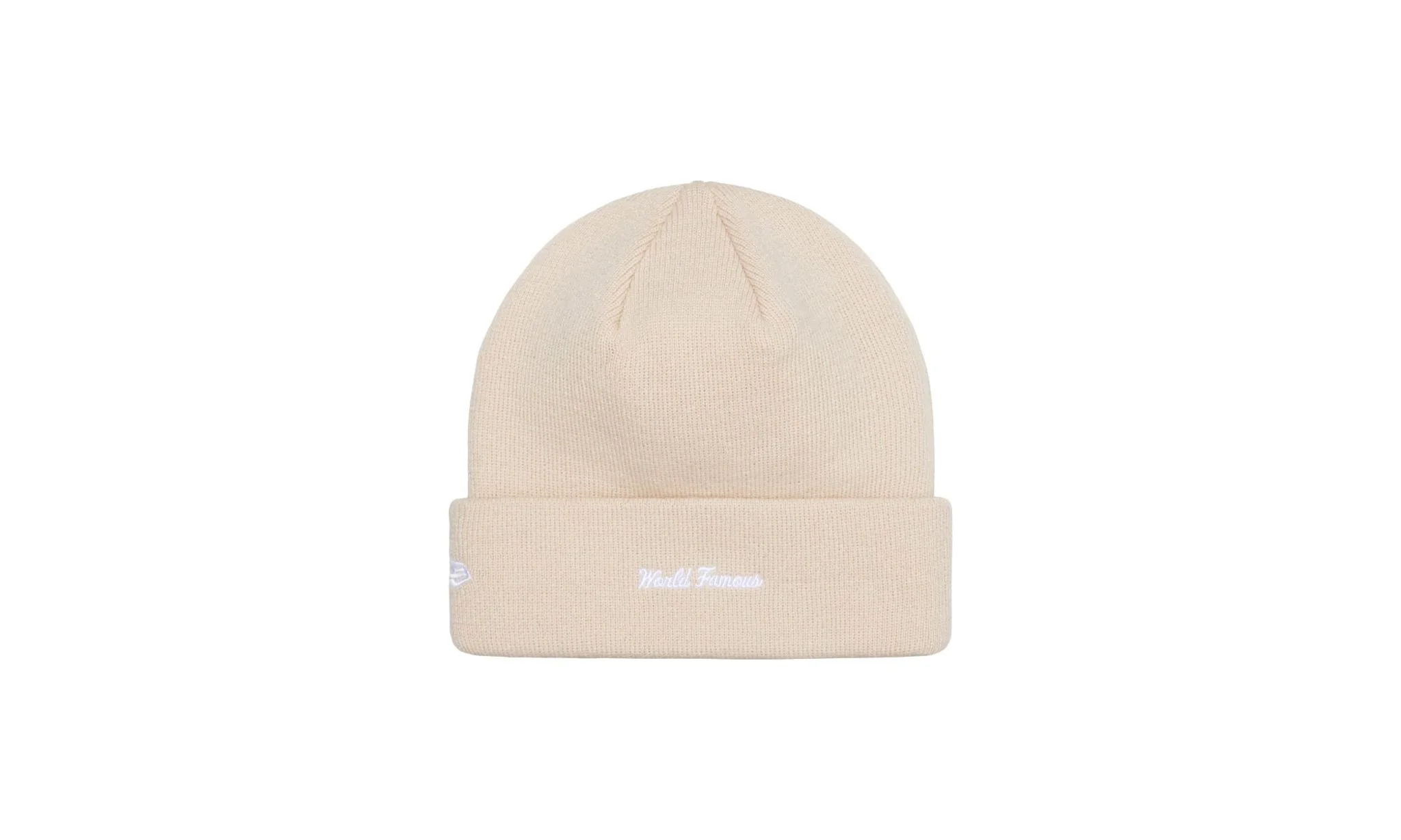 Supreme New Era Box Logo Beanie (FW24) Stone - Image 2