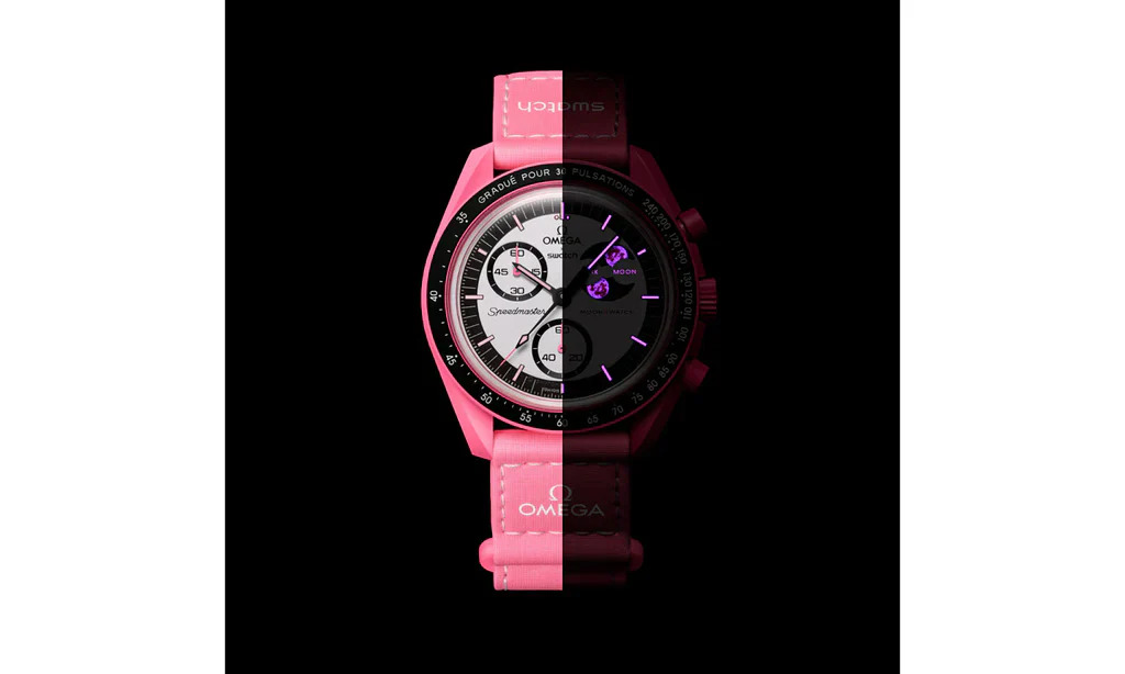 Swatch x Omega Bioceramic Moonswatch Mission to the Pink Moon - Image 2