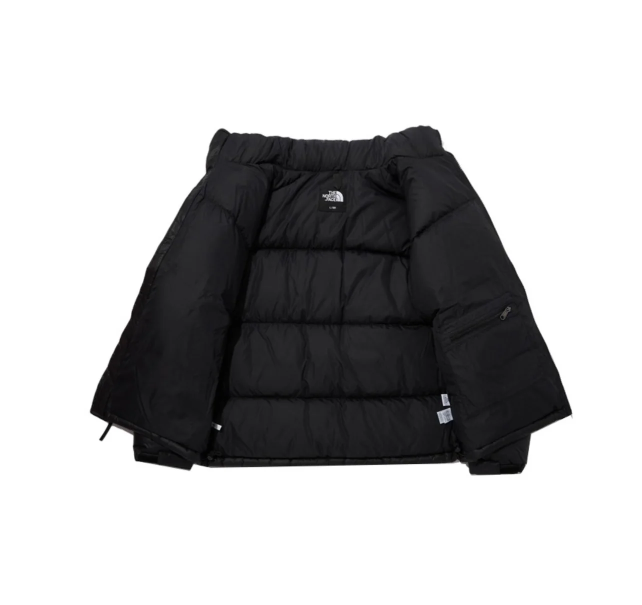 The North Face 1996 Retro Eco Nuptse Packable Jacket  Black - Image 3
