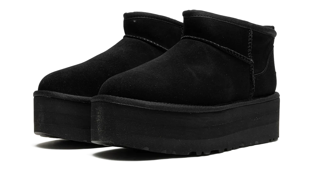 UGG Classic Ultra Mini Platform Boot Black (Women's) - Image 2